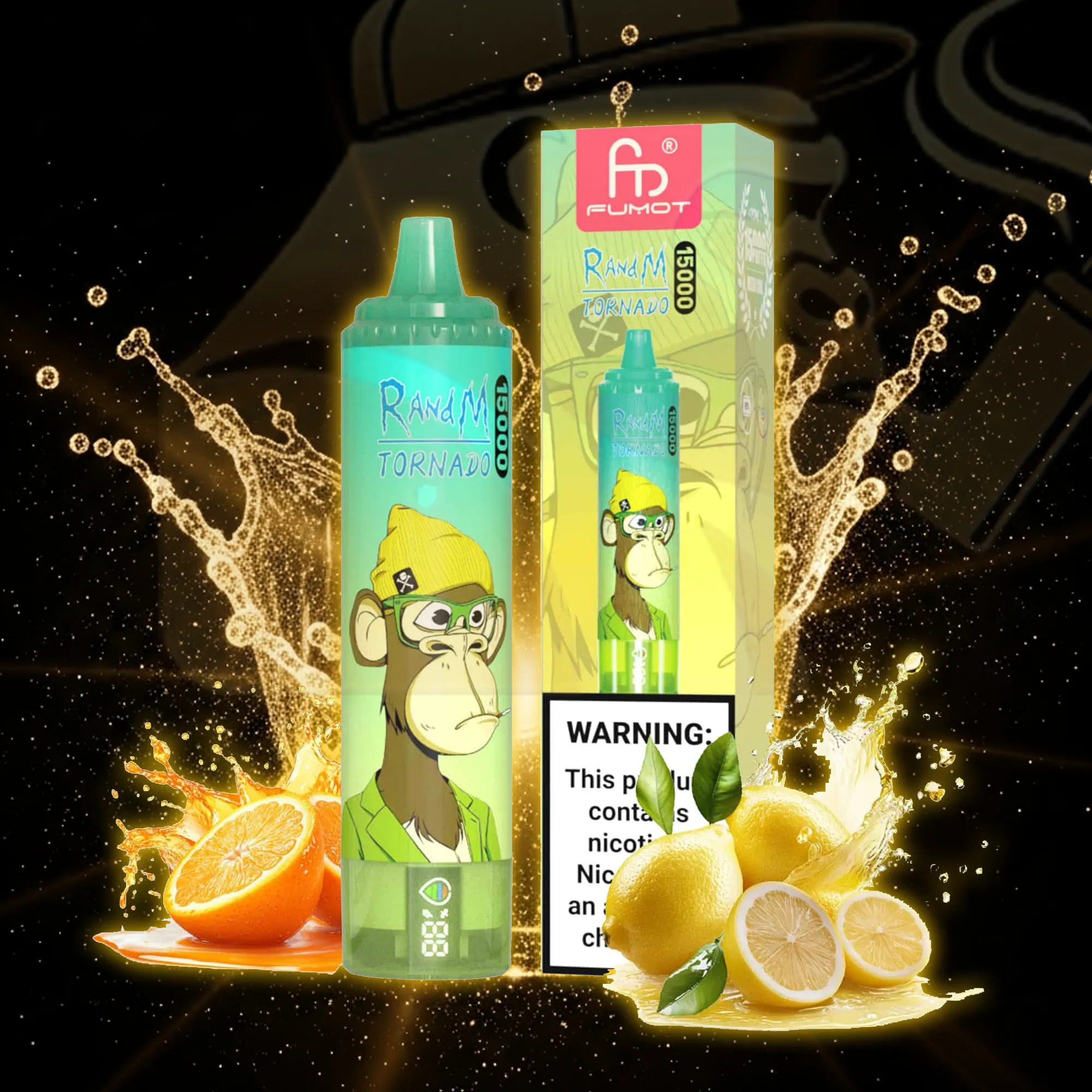 Fumot Tornado 15000 Lemon Lime Disposable Vape 15000 Puffs