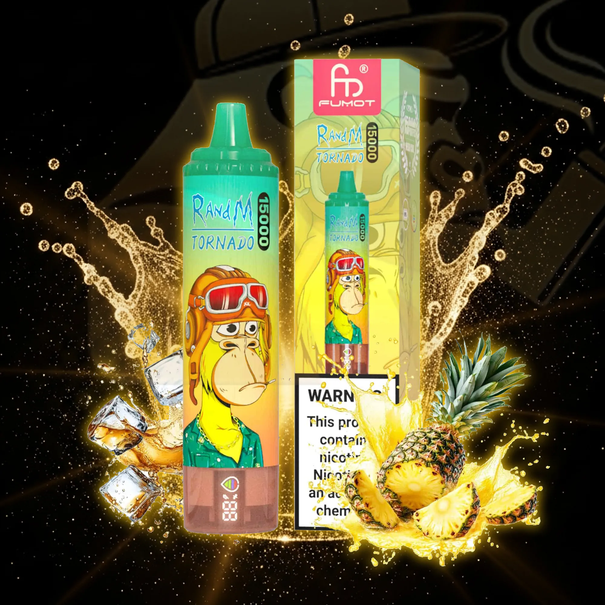 Fumot Tornado 15000 Pineapple Ice Disposable Vape 15000 Puffs