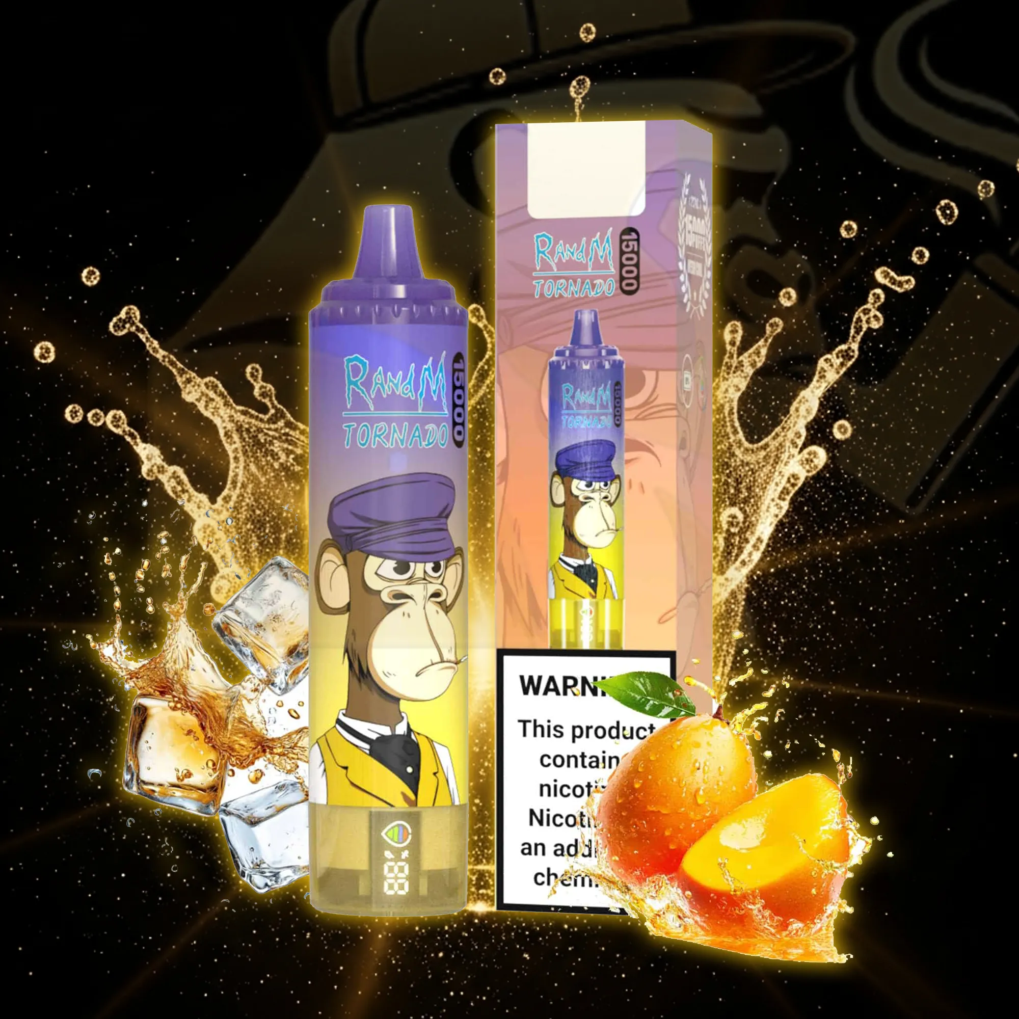 Fumot Tornado 15000 Mango On Ice Disposable Vape 15000 Puffs