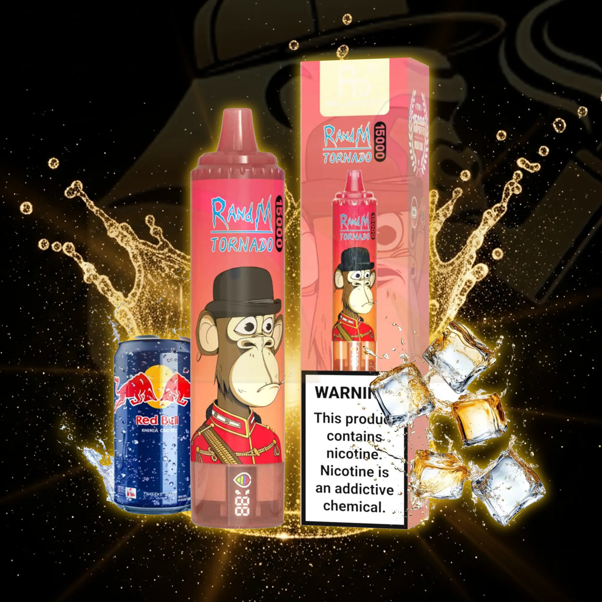 Fumot Tornado 15000 Red Energy Ice Disposable Vape 15000 Puffs