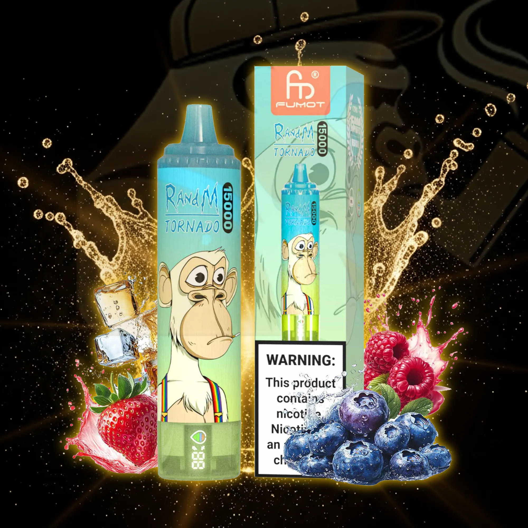 Fumot Tornado 15000 Ice Pop Disposable Vape 15000 Puffs